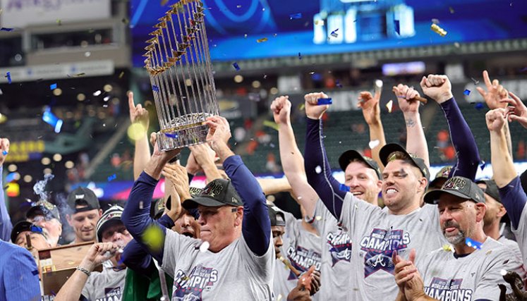 Bravos de Houston, campeones de la Serie Mundial. 