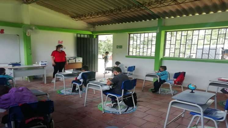 Clases en Norte de Santander durante el 2021. / Foto: Cortesía / La Opinión