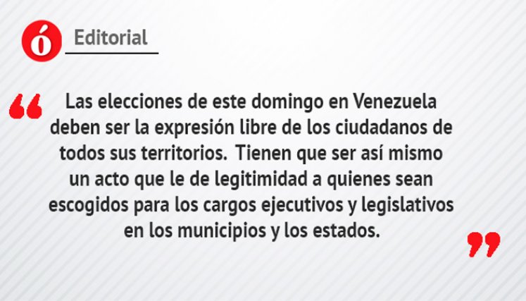 Editorial: Elecciones en Venezuela