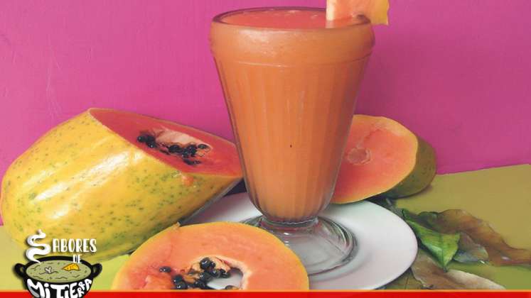 Jugo de papaya