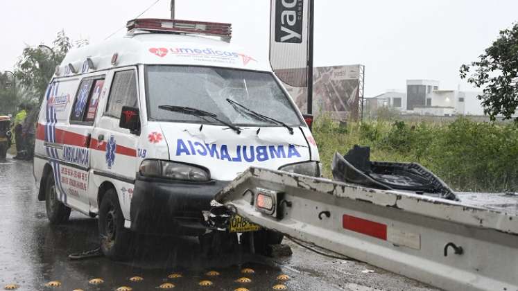 Accidente de tránsito.