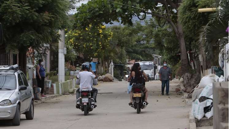 Hurto en motocicleta.