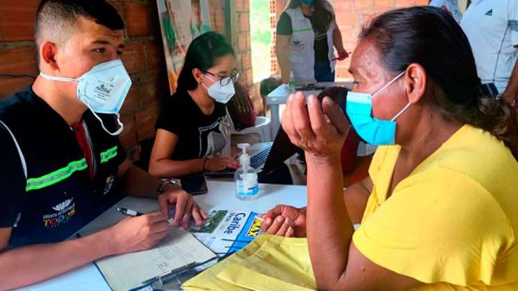 alcaldía llevó oferta institucional a la vereda Prosperidad./Foto Cortesísa