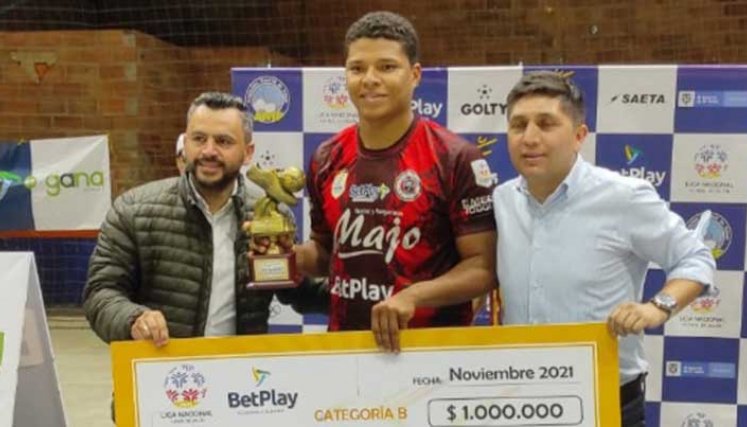 Jhon Deivi 'Mbappé' Delgado, goleador del torneo de la B