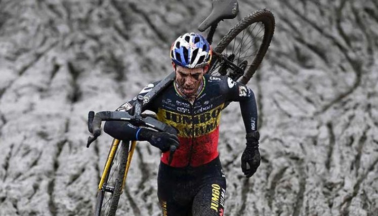 El ciclista Wout Van Aert  fue el gran protagonista del día.