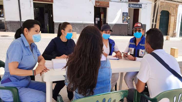 La jornada se cumplió en el parque principal de Pamplona. Foto: Cortesía/La Opinión.