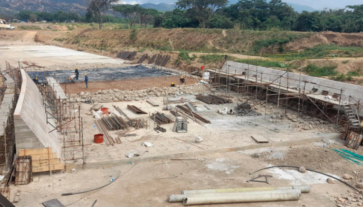 Inicio de las obras de prolongación del canal Bogotá.