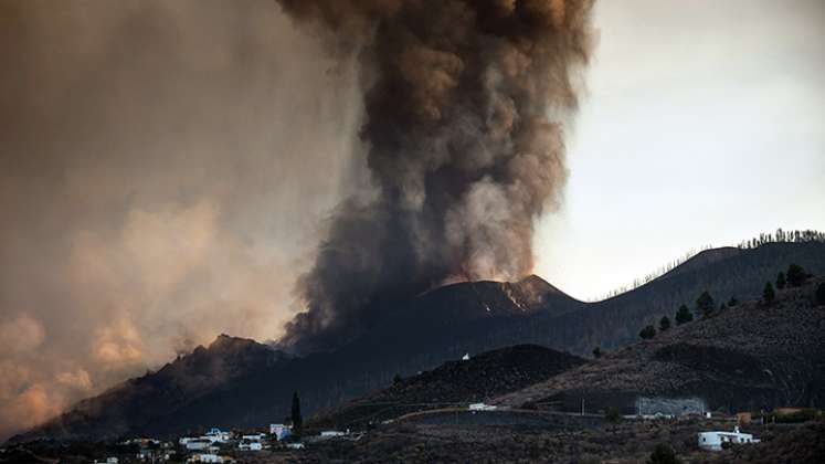 Volcán Cumbre Vieja en La Palma