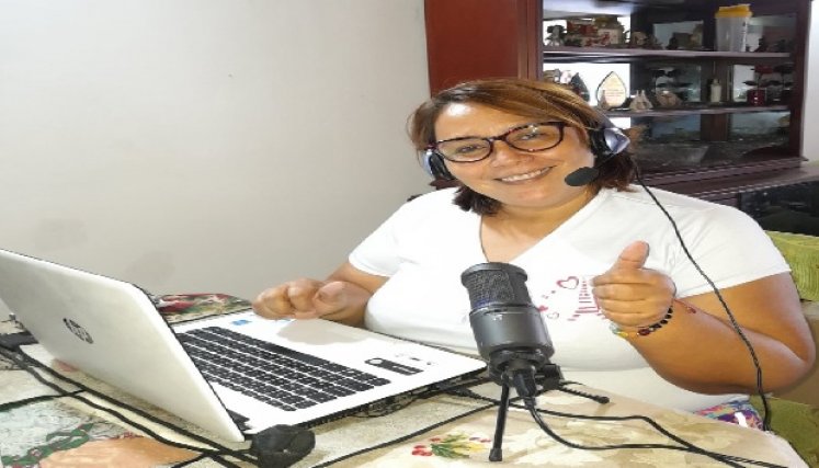 Claudia Juliana Mantilla Pico, maestra de la zona rural de Cúcuta, es investigadora en educación. /AFP