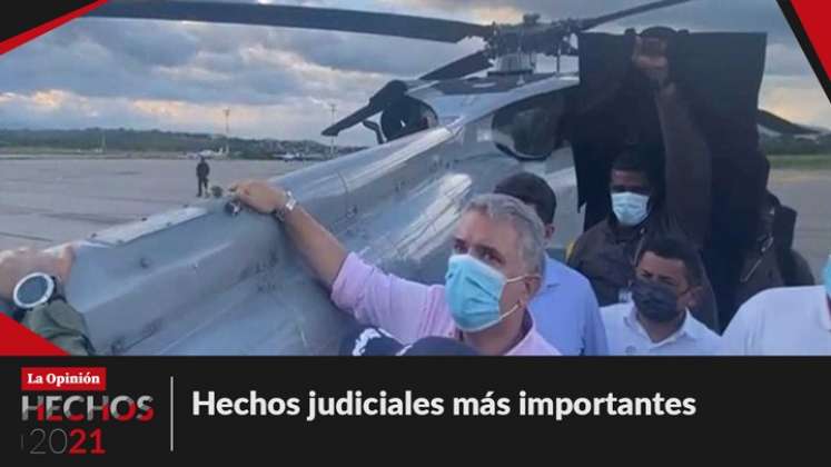 El helicóptero en el que viajaba el presidente Iván Duque fue blanco de un ataque.