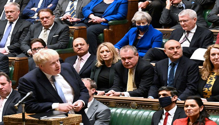Boris Johnson, primer ministro.