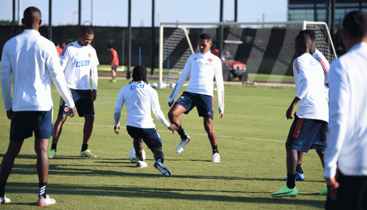 Entrenamiento selección Colombia 