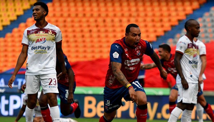 Felipe Pardo, delantero de Independiente Medellín. 