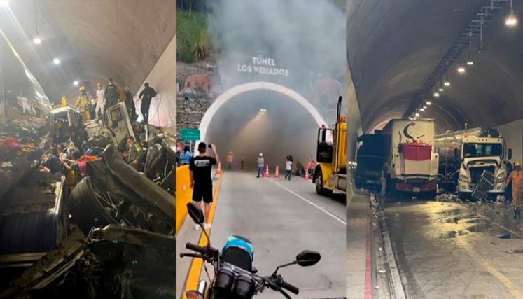 Accidente en el túnel de Los Venados