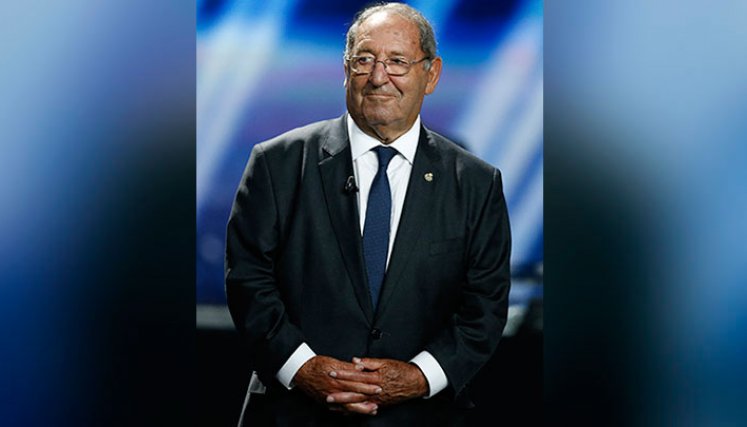 Paco Gento, histórico del Real Madrid. 