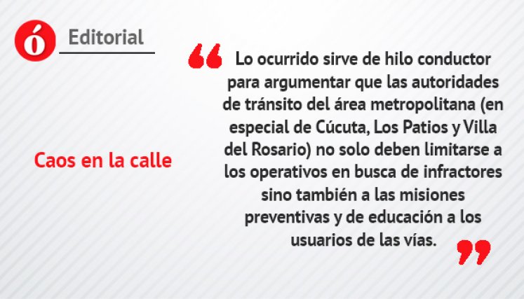 Caos en la calle