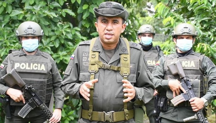 Coronel Carlos Martínez, comandante del Departamento de Policía Norte de Santander. / Foto: Cortesía