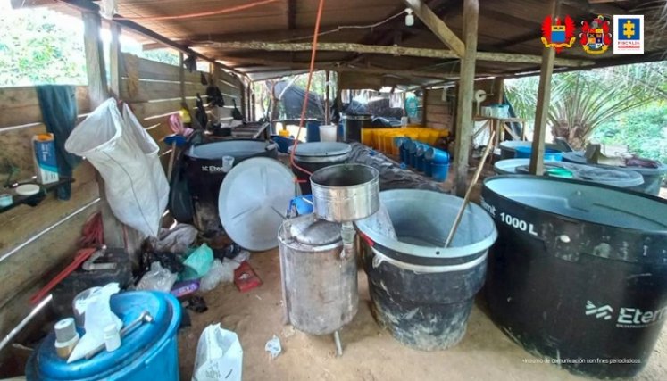 Laboratorio de cocaína.