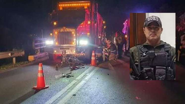 Muere patrullero del Goes tras accidente en Guayabales 