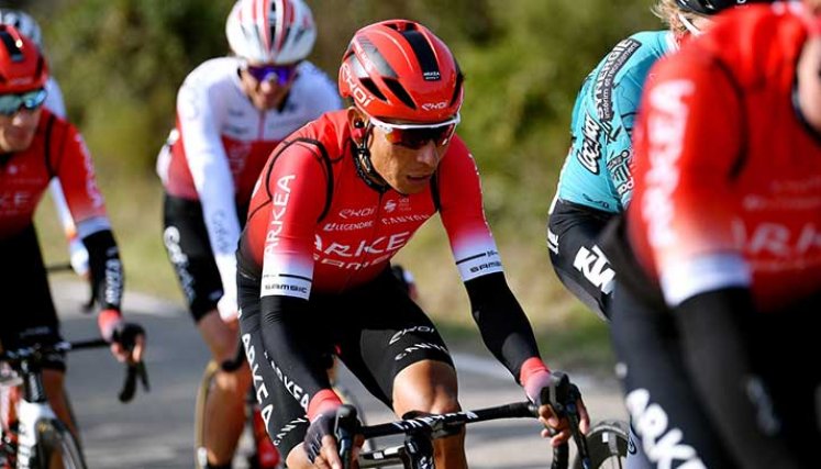 Nairo Quintana (Arkéa-Samsic) hace una buena presentación en el Tour de Provenza. (Foto cortesía/Arkéa-Samsic).
