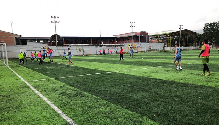 Entrenamiento Cúcuta Deportivo. 