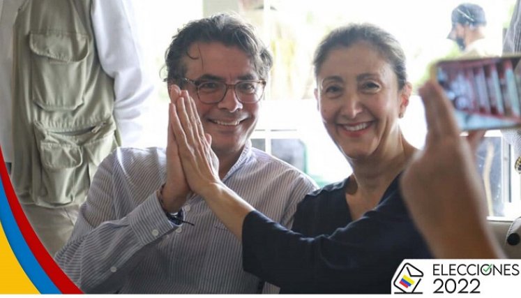 Ingrid Betancourth y Alejandro Gaviria