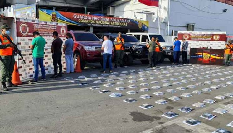 En noviembre pasado, Viloria también fue detenido en La Guaira por transportar 368 kilos de cocaína, que en tres vehículos habían salido de San Cristóbal.