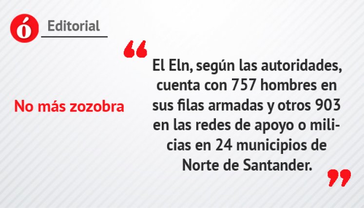 No más zozobra