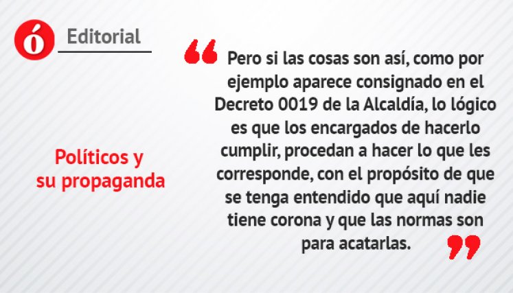 Políticos y su propaganda