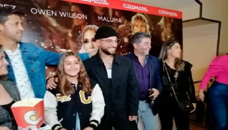 Maluma vio en Colombia el estreno de su película./Foto: El Colombiano