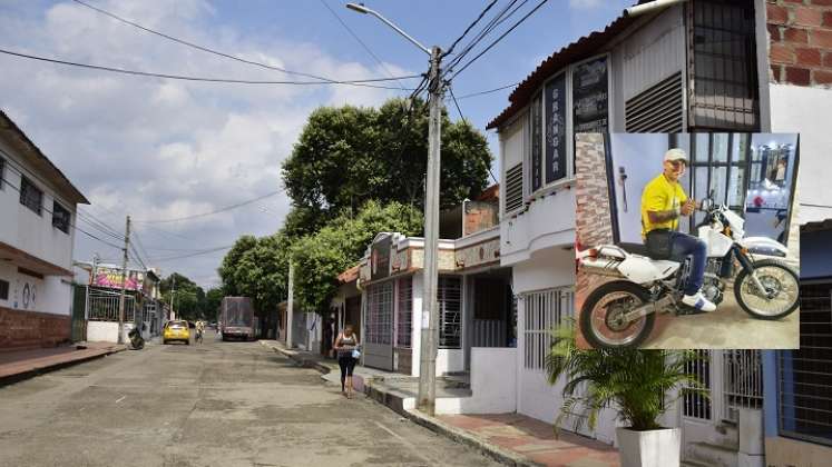 A Brandon Caballero Mendoza le habrían advertido que le querían robar la moto.