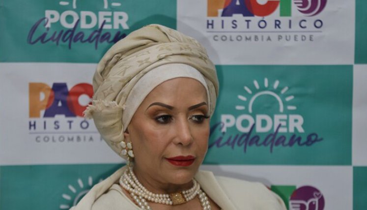Piedad Córdoba es candidata al Congreso por el Pacto Histórico. / Foto: Colprensa