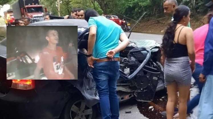 Accidente de tránsito.