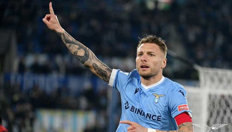 Ciro Inmobile, una de las grandes figuras de la Lazio.