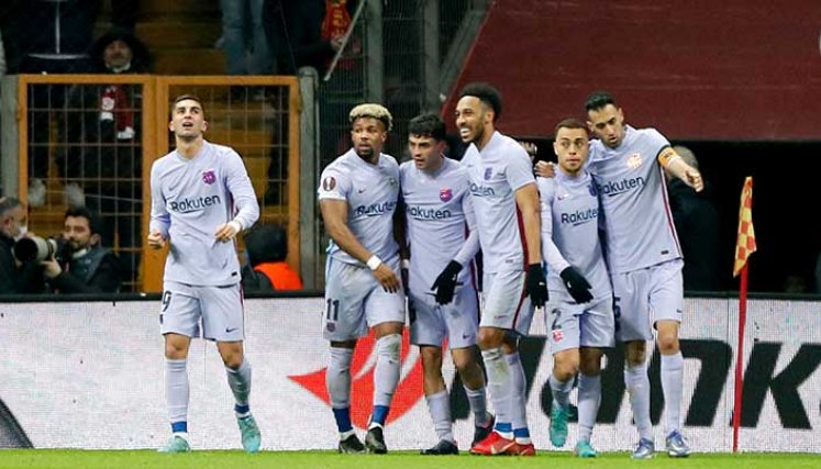 El Barcelona venció de visitante al Galatasaray en la Liga Europa.