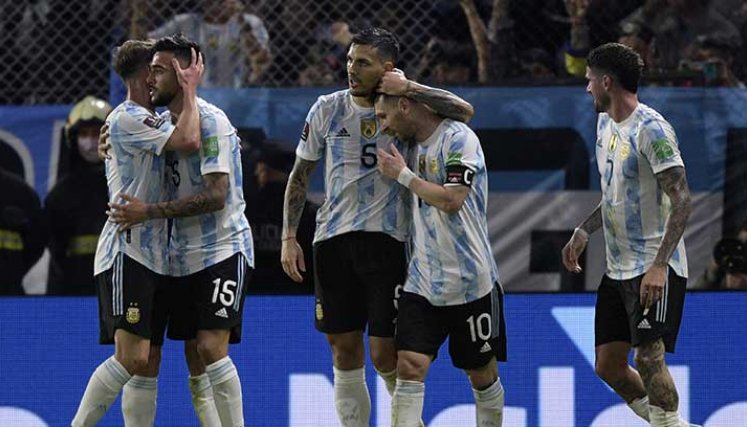 La selección Argentina goleó a Venezuela en la penúltima fecha de las eliminatorias.