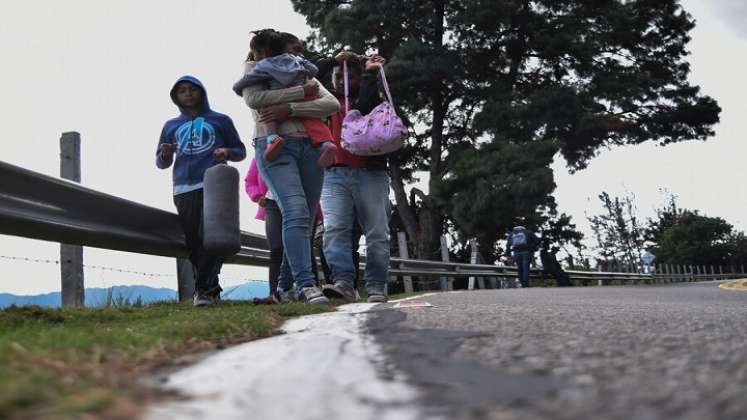 Migrantes venezolanos en Colombia