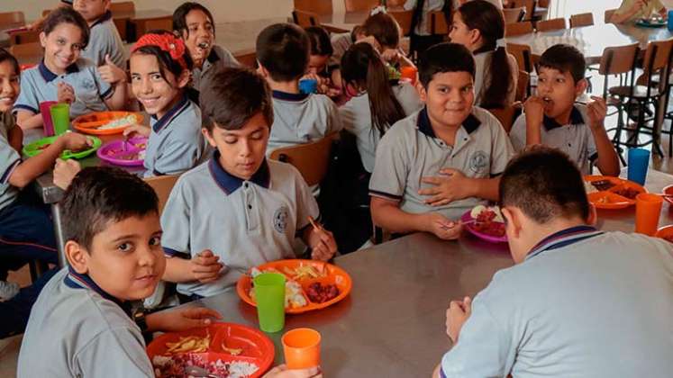 ROGRAMA DE ALIMENTACIÓN ESCOLAR DE CÚCUTA./Foto archivo