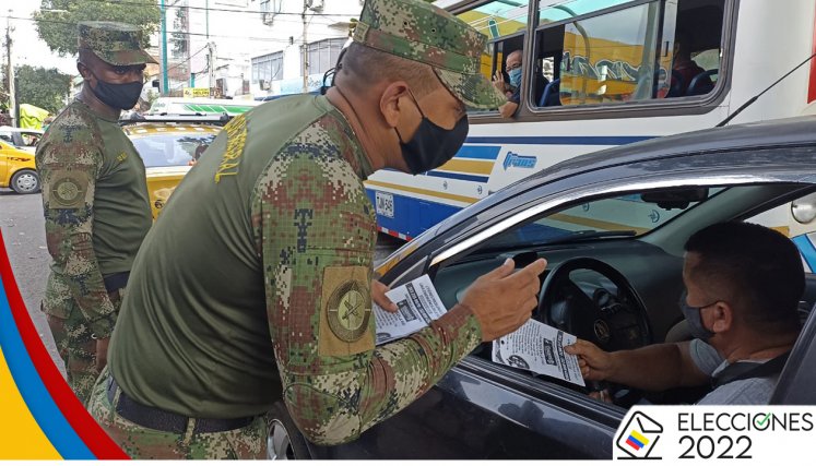 Plan de seguridad en jornada electoral.