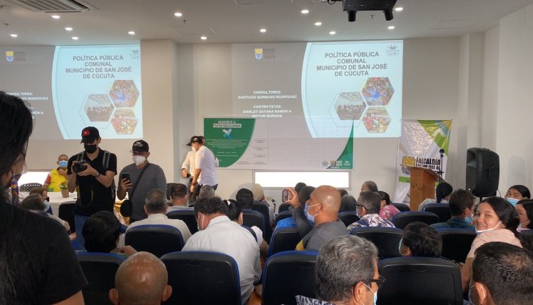 Se firmó la política pública comunal de cúcuta./Foto cortesía