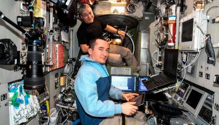 Aterrizó en la tierra el astronauta con mayor récord en el espacio./Foto: Nasa