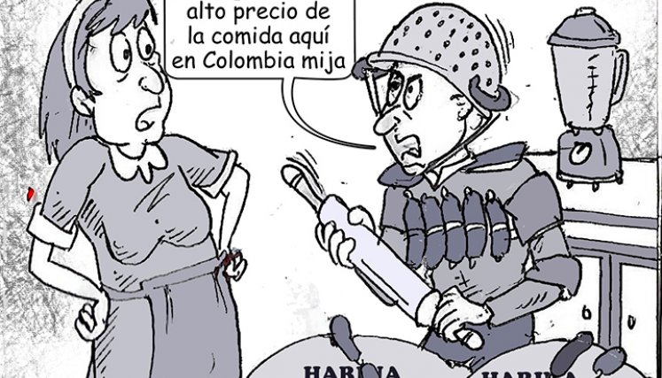 Caricatura @Colombiatura