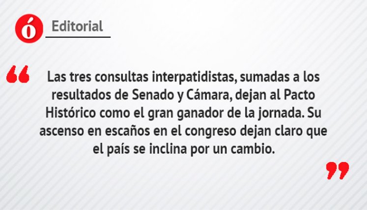 Se aleja el centro