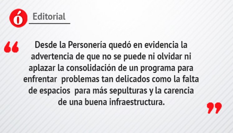Editorial | El Cementerio