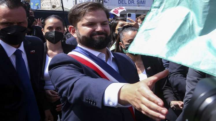 Gabriel Boric llega a la presidencia de Chile como promesa de una nueva izquierda./Foto: AFP