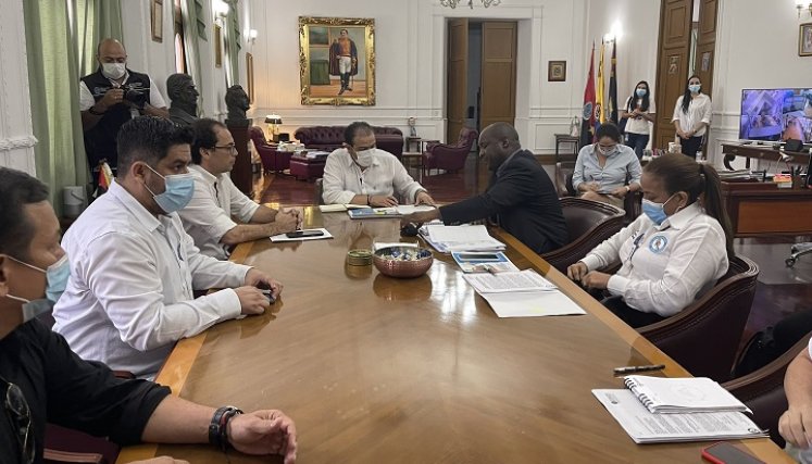 Jefferson Mena Sánchez, el consejero presidencial para los Derechos Humanos, estuvo la semana pasada en Cúcuta. /Foto cortesía