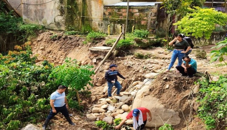 Los damnificados esperan la ayuda de la Unidad de Gestión del Riesgo. Foto cortesía.