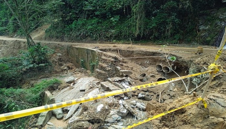 En la zona del Catatumbo se adoptan planes de contingencias para mitigar riesgos durante la temporada invernal. Foto cortesía.