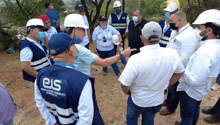 En un 35% avanza la construcción del acueducto de San Pedro./Foto cortesía