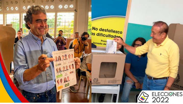 Candidatos presidenciales.